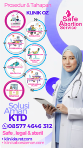 KLINIK KURET AMAN RESMI STERIL JAKARTA Klinik Kuret Resmi Layanan Aborsi Aman Oleh OBGYN di Klinik Aborsi Kuret Legal di Jakarta . – Safe Abortion Service – Klinik Kuret Aman Klinik Kuret Aman Resmi Steril OZ di Jakarta adalah klinik kesehatan terakreditasi di bidang kesehatan reproduksi khususnya kebidanan & kandungan yang menyediakan Layanan Aborsi Aman. Mengugurkan Kandungan dengan cara aman tanpa efek samping di Klinik Aborsi Legal Jakarta ditangani langsung oleh Dokter Spesialis Kandungan / OBGYN. Klinik Kuret Aman OZ menyediakan dua metode prosedur medis untuk menyelesaikan masalah kehamilan tak diinginkan atau tidak direncanakan yaitu Vakum Aspirasi & Kuretase yang disesuaikan dengan usia kehamilan serta kondisi janin dalam kandungan. Memberikan jaminan tuntas , bersih & aman , keberhasilan penanganan layanan aborsi aman di Klinik Kuret Aman OZ dapat langsung dibuktikan dengan melalui pemeriksaan USG pasca tindakan . Hasil penanganan yang bersih tidak meninggalkan sisa jaringan sehingga sangat aman bagi kesehatan reproduksi dikemudian hari.