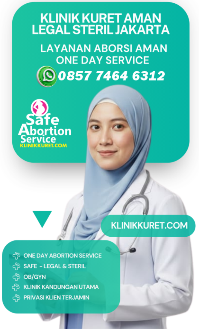 KLINIK KURET AMAN RESMI LEGAL STERIL DI JAKARTA Klinik Kuret Aman pelayanan solusi aman menyelesaikan Masalah Kehamilan tak Diinginkan atau Tidak Direncanakan Dengan Aborsi Aman Tanpa Efek samping di Klinik Kuret Jakarta yang penangannnya dijamin oleh dokter Spesialis Kandungan SpOG / OBGYN berpengalaman serta tim medis yang bersertifikasi dan peralatan medis steril di Klinik Kuretase Kandungan Utama Resmi dengan fasilitas lengkap & memadai. Hasil akhir yang bersih , tuntas , aman selain itu jaminan kesehatan , keamanan serta privasi klien yang di proteksi ketat hanya bisa didapatkan melalui Safe Abortion Service Klinik Aborsi Legal OZ Jakarta atau Klinik Kuret Resmi Steril. Klinik Kuret Aman pelayanan solusi aman menyelesaikan Masalah Kehamilan tak Diinginkan atau Tidak Direncanakan Dengan Aborsi Aman Tanpa Efek samping di Klinik Kuret Jakarta yang penangannnya dijamin oleh dokter Spesialis Kandungan SpOG / OBGYN berpengalaman serta tim medis yang bersertifikasi dan peralatan medis steril di Klinik Kuretase Kandungan Utama Resmi dengan fasilitas lengkap & memadai. Hubungi Kami #KLINIKABORSI #KLINIKKURET #KLINIKKURETAMAN #KLINIKKURETRESMI #KLINIKKURETJAKARTA #KLINIKKURETSTERIL #TEMPATABORSIAMAN #klinikkuretjakarta #klinikkuretlegal #klinikkuretjakartatimur #klinikkuretaborsi