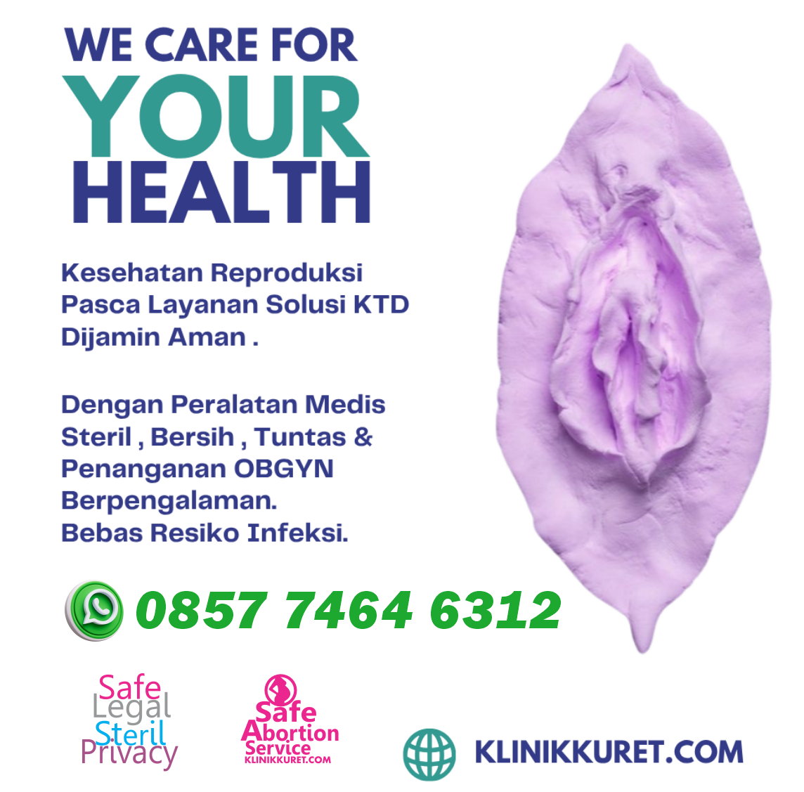 KLINIK KURET AMAN RESMI LEGAL STERIL DI JAKARTA Klinik Kuret Aman pelayanan solusi aman menyelesaikan Masalah Kehamilan tak Diinginkan atau Tidak Direncanakan Dengan Aborsi Aman Tanpa Efek samping di Klinik Kuret Jakarta yang penangannnya dijamin oleh dokter Spesialis Kandungan SpOG / OBGYN berpengalaman serta tim medis yang bersertifikasi dan peralatan medis steril di Klinik Kuretase Kandungan Utama Resmi dengan fasilitas lengkap & memadai. Hasil akhir yang bersih , tuntas , aman selain itu jaminan kesehatan , keamanan serta privasi klien yang di proteksi ketat hanya bisa didapatkan melalui Safe Abortion Service Klinik Aborsi Legal OZ Jakarta atau Klinik Kuret Resmi Steril. Klinik Kuret Aman pelayanan solusi aman menyelesaikan Masalah Kehamilan tak Diinginkan atau Tidak Direncanakan Dengan Aborsi Aman Tanpa Efek samping di Klinik Kuret Jakarta yang penangannnya dijamin oleh dokter Spesialis Kandungan SpOG / OBGYN berpengalaman serta tim medis yang bersertifikasi dan peralatan medis steril di Klinik Kuretase Kandungan Utama Resmi dengan fasilitas lengkap & memadai. Hubungi Kami #KLINIKABORSI #KLINIKKURET #KLINIKKURETAMAN #KLINIKKURETRESMI #KLINIKKURETJAKARTA #KLINIKKURETSTERIL #TEMPATABORSIAMAN #klinikkuretjakarta #klinikkuretlegal #klinikkuretjakartatimur #klinikkuretaborsi